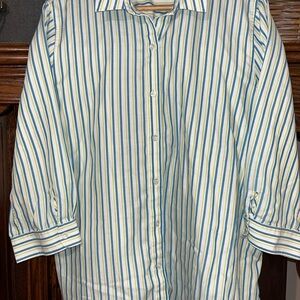 Coldwater Creek Women's Striped Button-Down Shirt